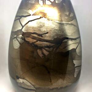 Large bronze gilded vase by David Graff | Effusion Art Gallery + Cast Glass Studio, Invermere BC