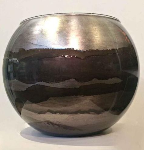 Graff/ Large Bubble Bowl Silver and Bronze