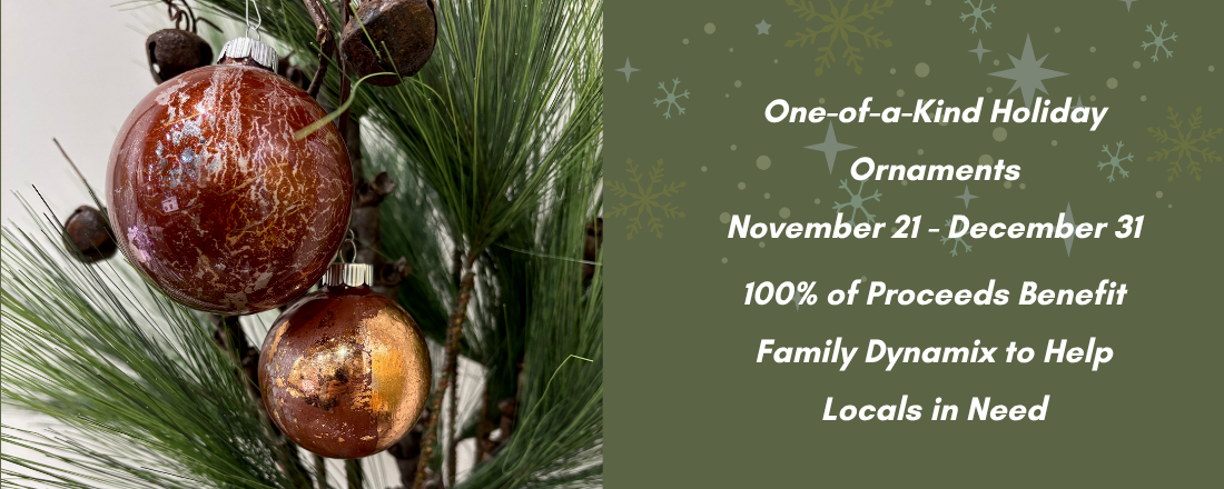 Hand-Painted Holiday Ornaments Benefitting Family Dynamix