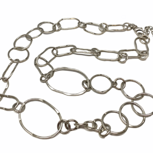 Handmade sterling silver necklace by Karyn Chopik | Effusion Art Gallery + Cast Glass Studio, Invermere BC