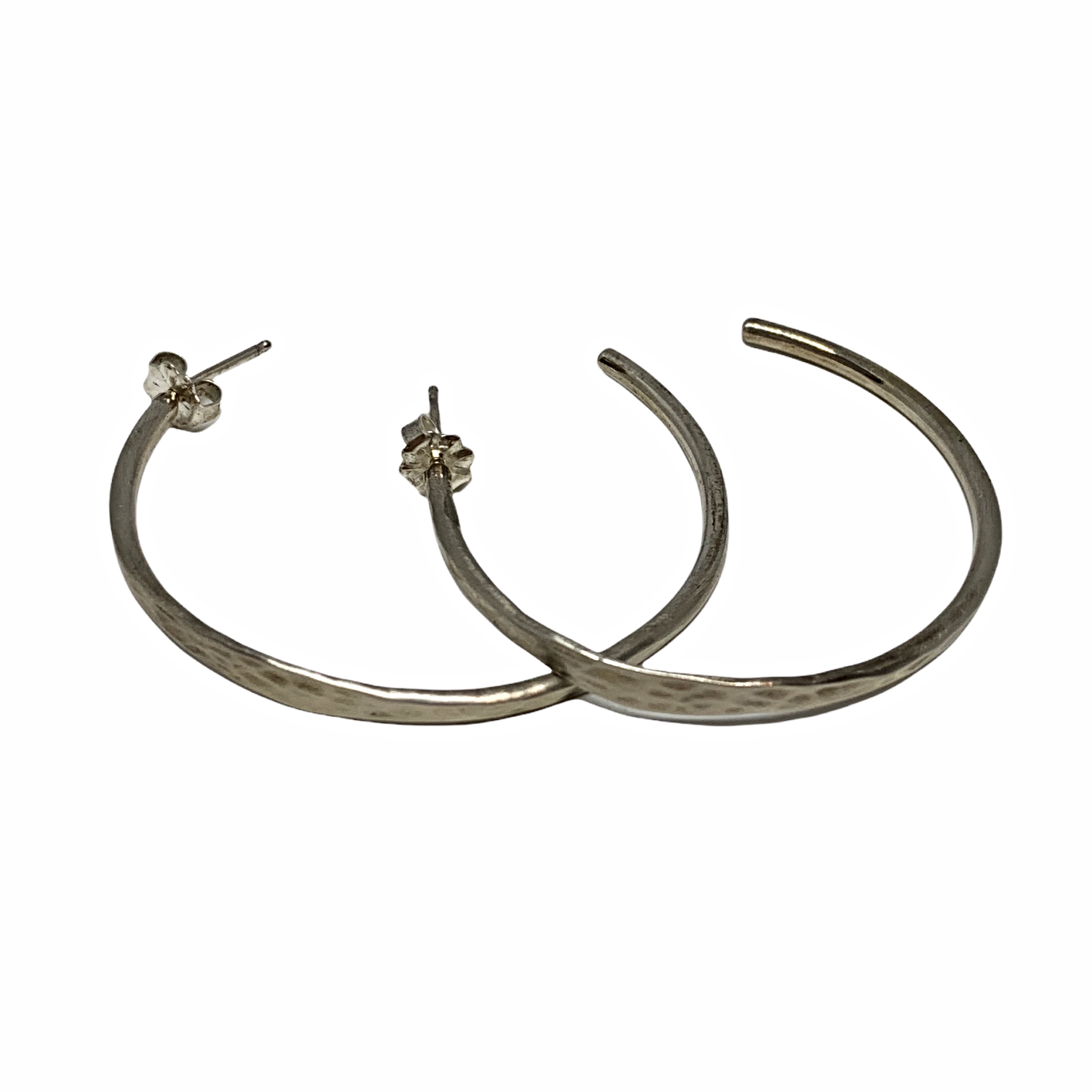 Handmade sterling silver earrings by Karyn Chopik | Effusion Art Gallery + Cast Glass Studio, Invermere BC