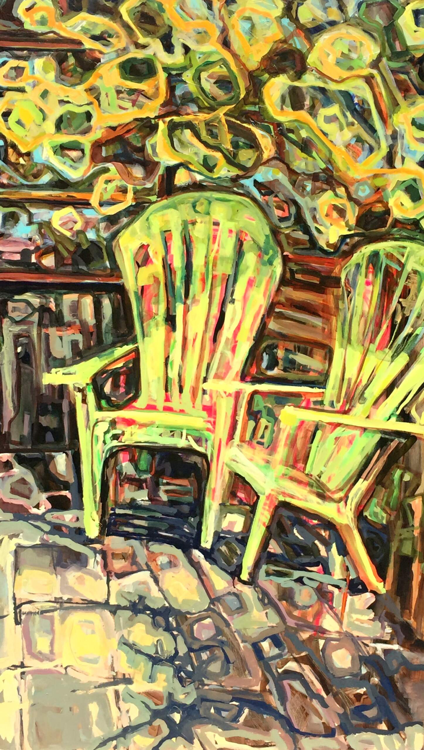Kunze.Green Chairs