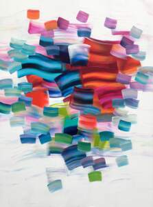 Flow 18 by Stephanie Rivet | Effusion Art Gallery + Cast Glass Studio, Invermere BC