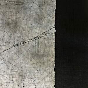 Solitude, Mixed Media painting by Karen Bagayawa | Effusion Art Gallery + Cast Glass Studio, Invermere BC