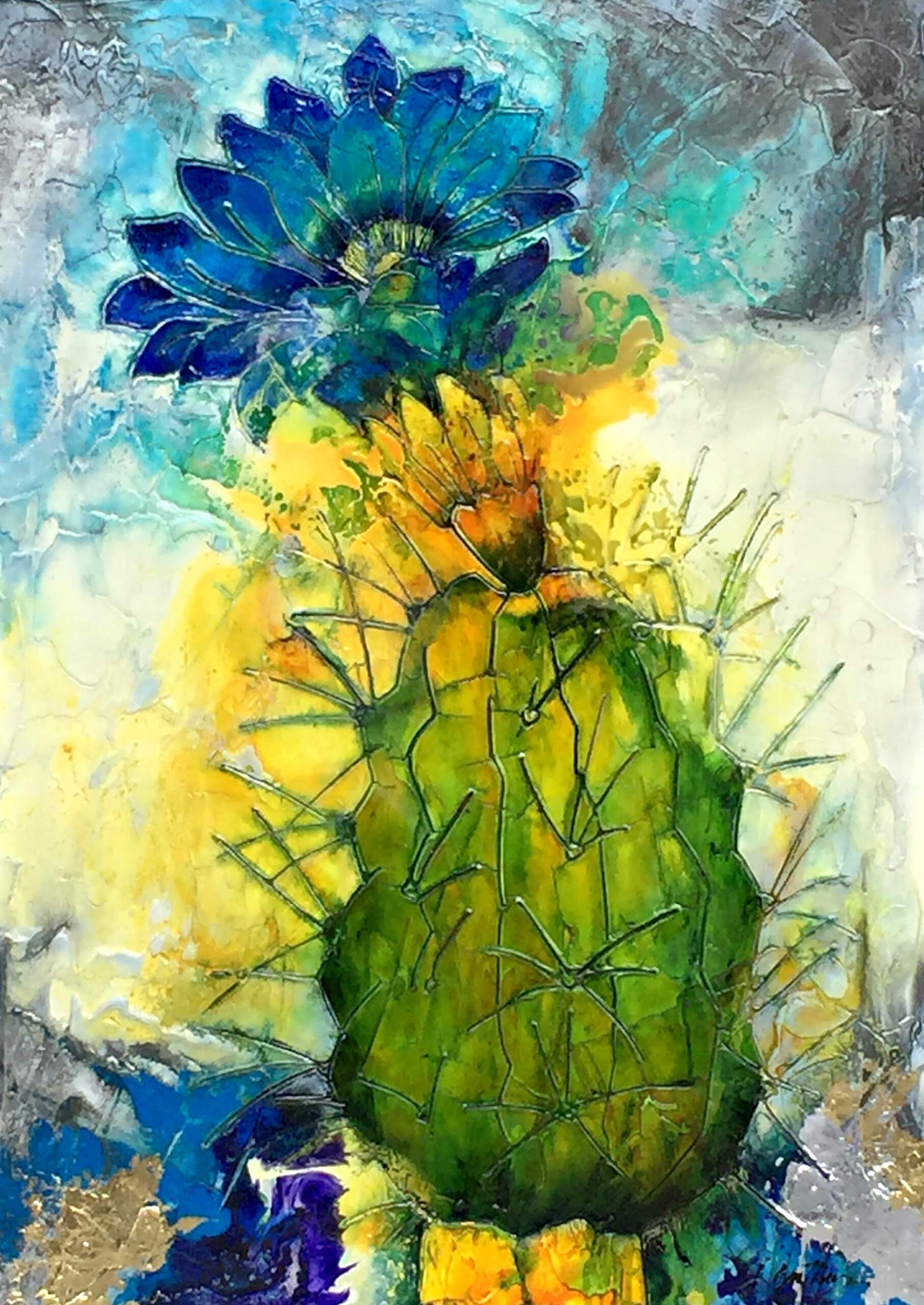 Gauthier.Flowering Blue Cactus