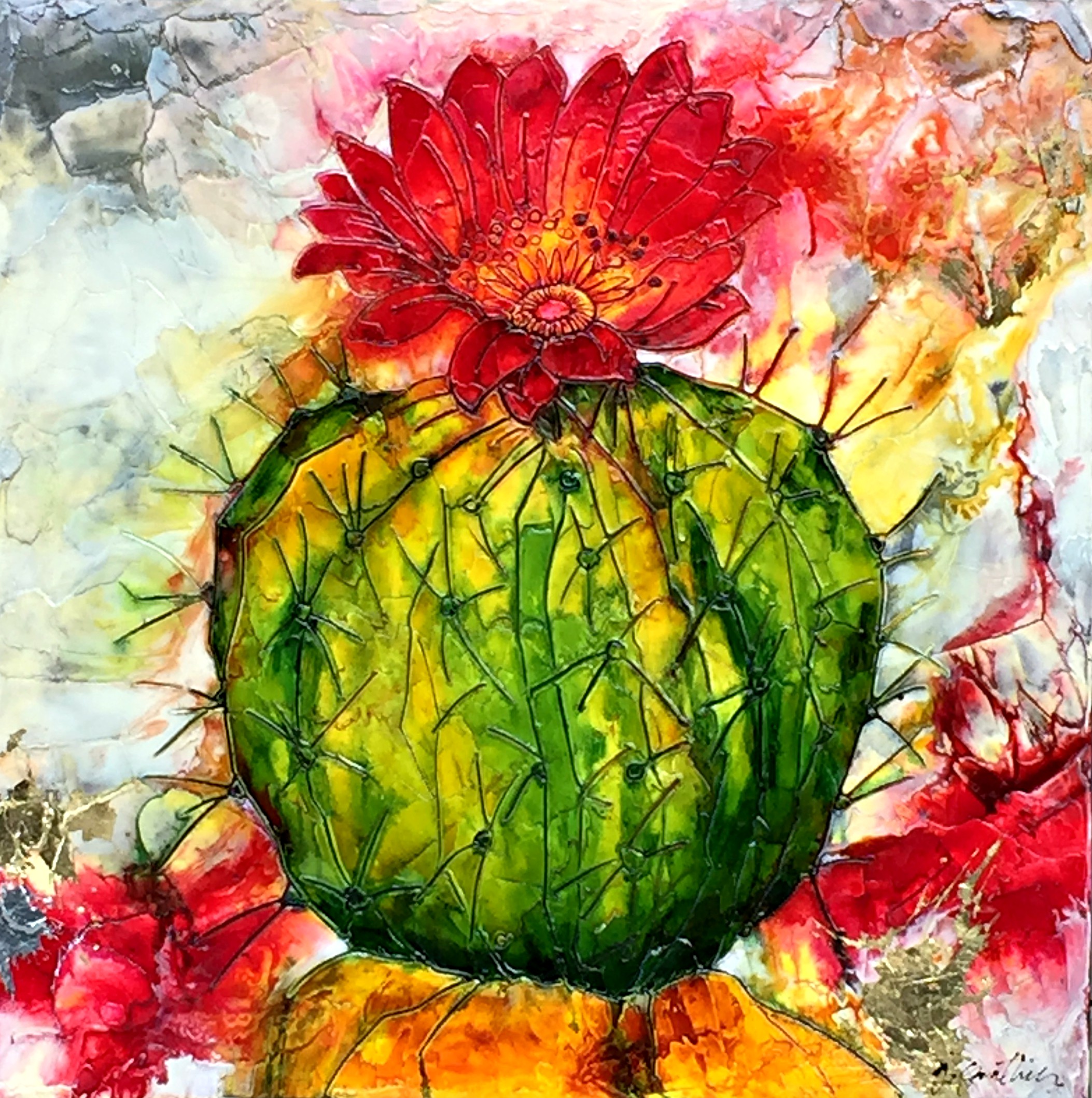 Gauthier.Flowering Cactus 1