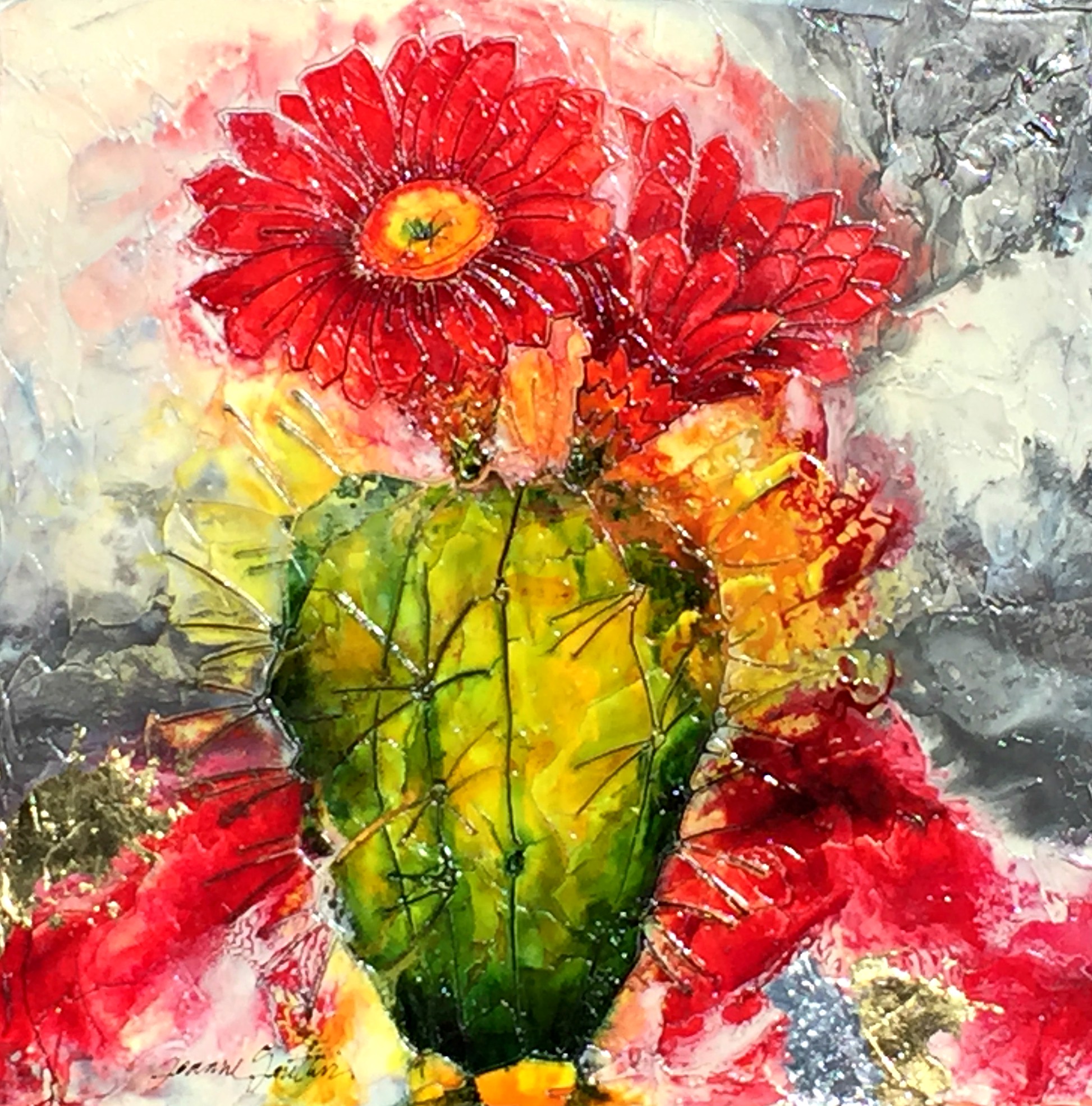 Gauthier.Flowering Cactus 2