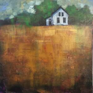 Homing Instinct, acrylic painting by Connie Geerts | Effusion Art Gallery + Cast Glass Studio, Invermere BC