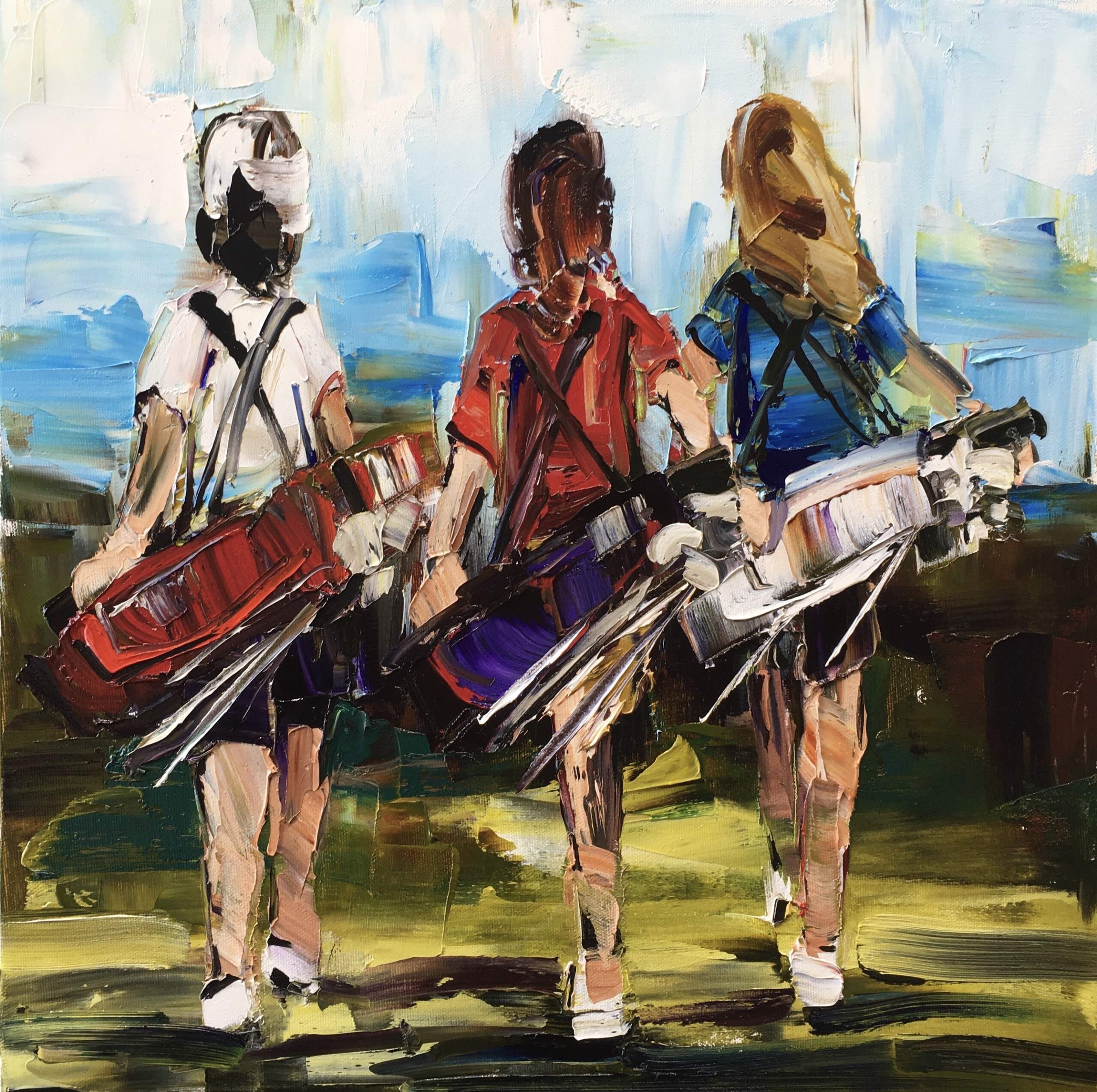 Every Summer Has Its Own Story 4, oil painting by Kimberly Kiel | Effusion Art Gallery + Cast Glass Studio, Invermere BC