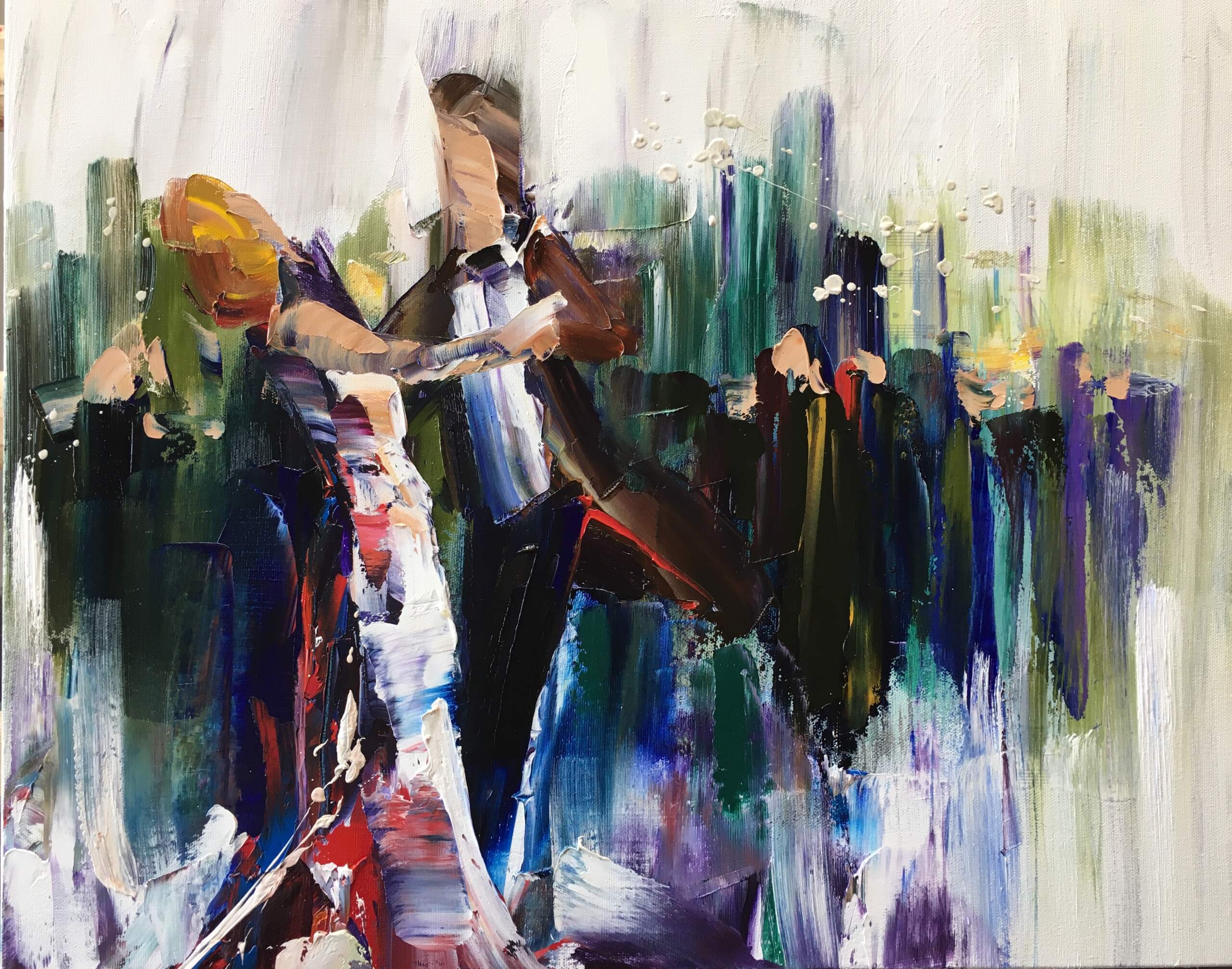 Lost in You, oil painting by Kimberly Kiel | Effusion Art Gallery + Cast Glass Studio, Invermere BC
