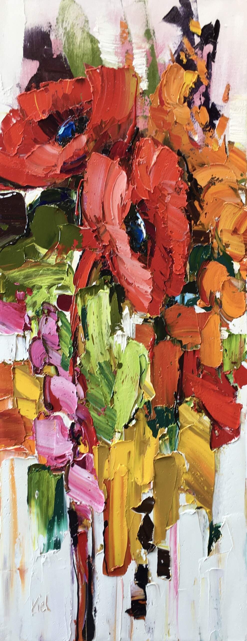 Luscious, oil painting by Kimberly Kiel | Effusion Art Gallery + Cast Glass Studio, Invermere BC