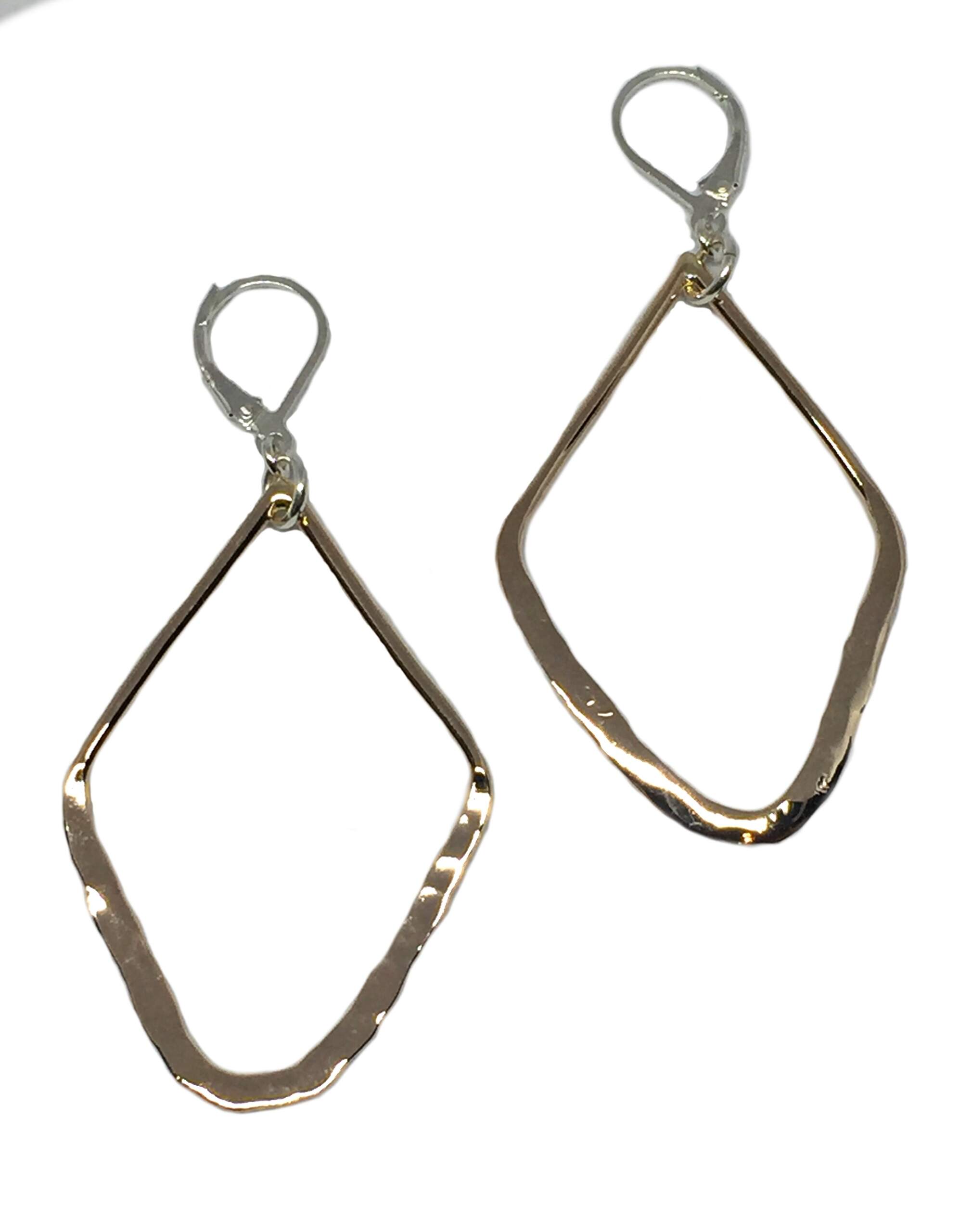 Bronze earrings by Karyn Chopik | Effusion Art Gallery + Cast Glass Studio, Invermere BC