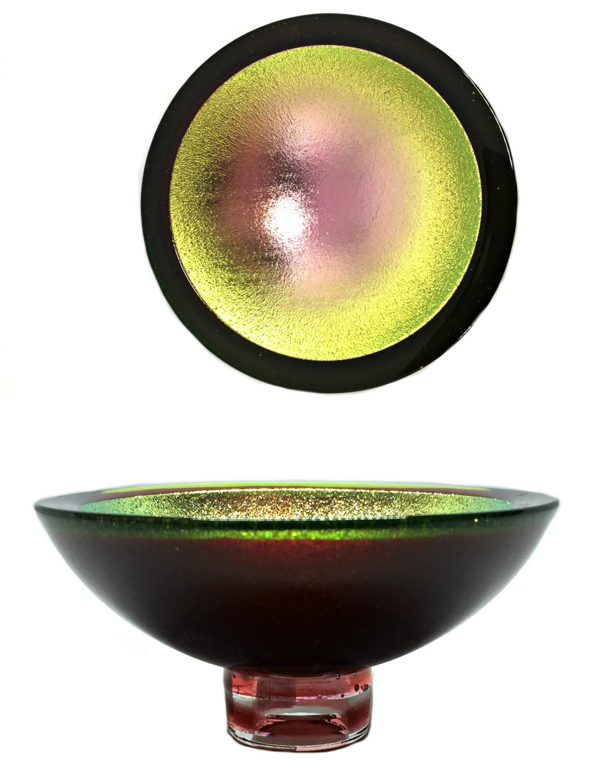 Thing of Beauty 3332 glass bowl by Jo Ludwig | Effusion Art Gallery + Cast Glass Studio, Invermere BC