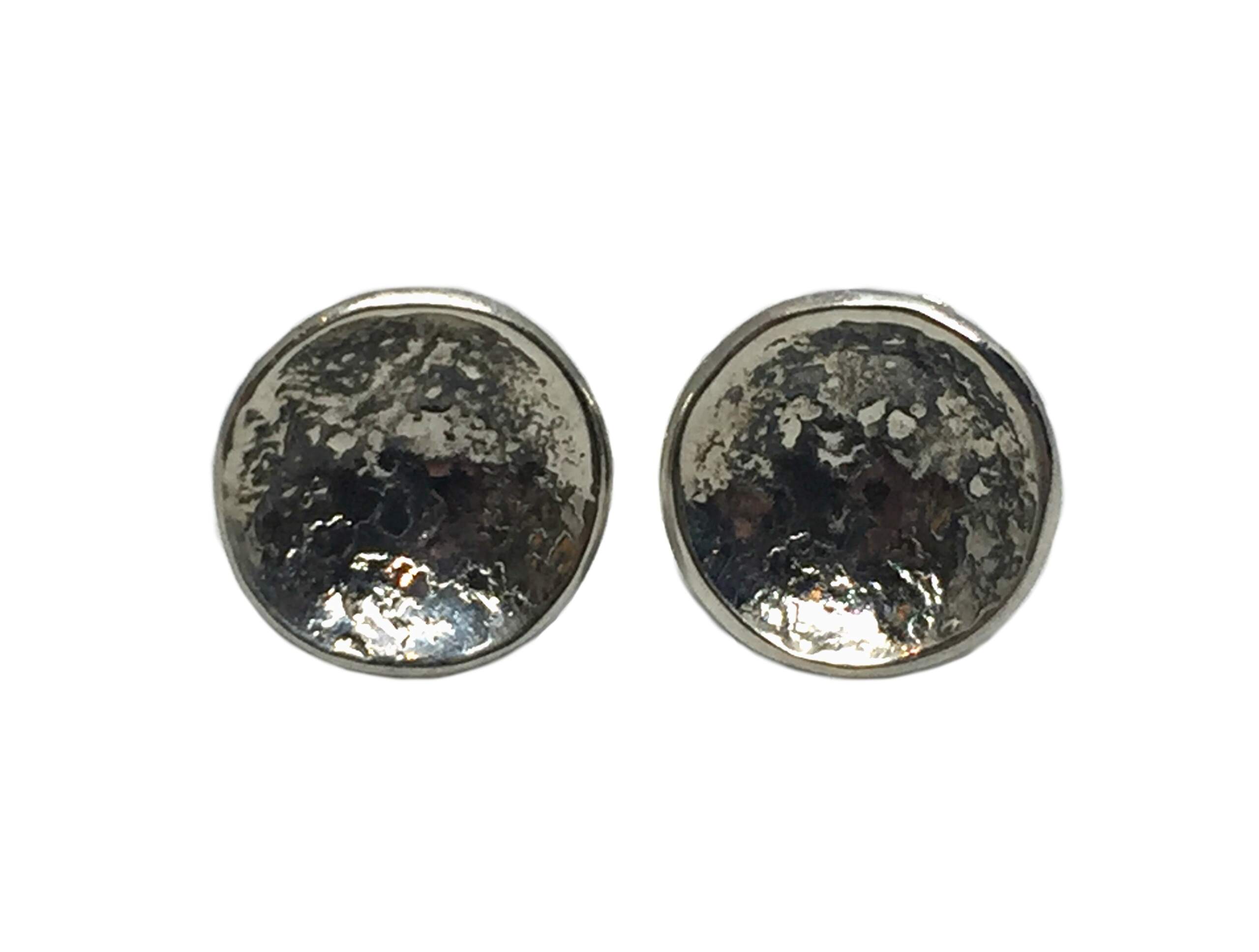Sterling Silver Stud Earrings by Karyn Chopik | Effusion Art Gallery + Cast Glass Studio, Invermere BC
