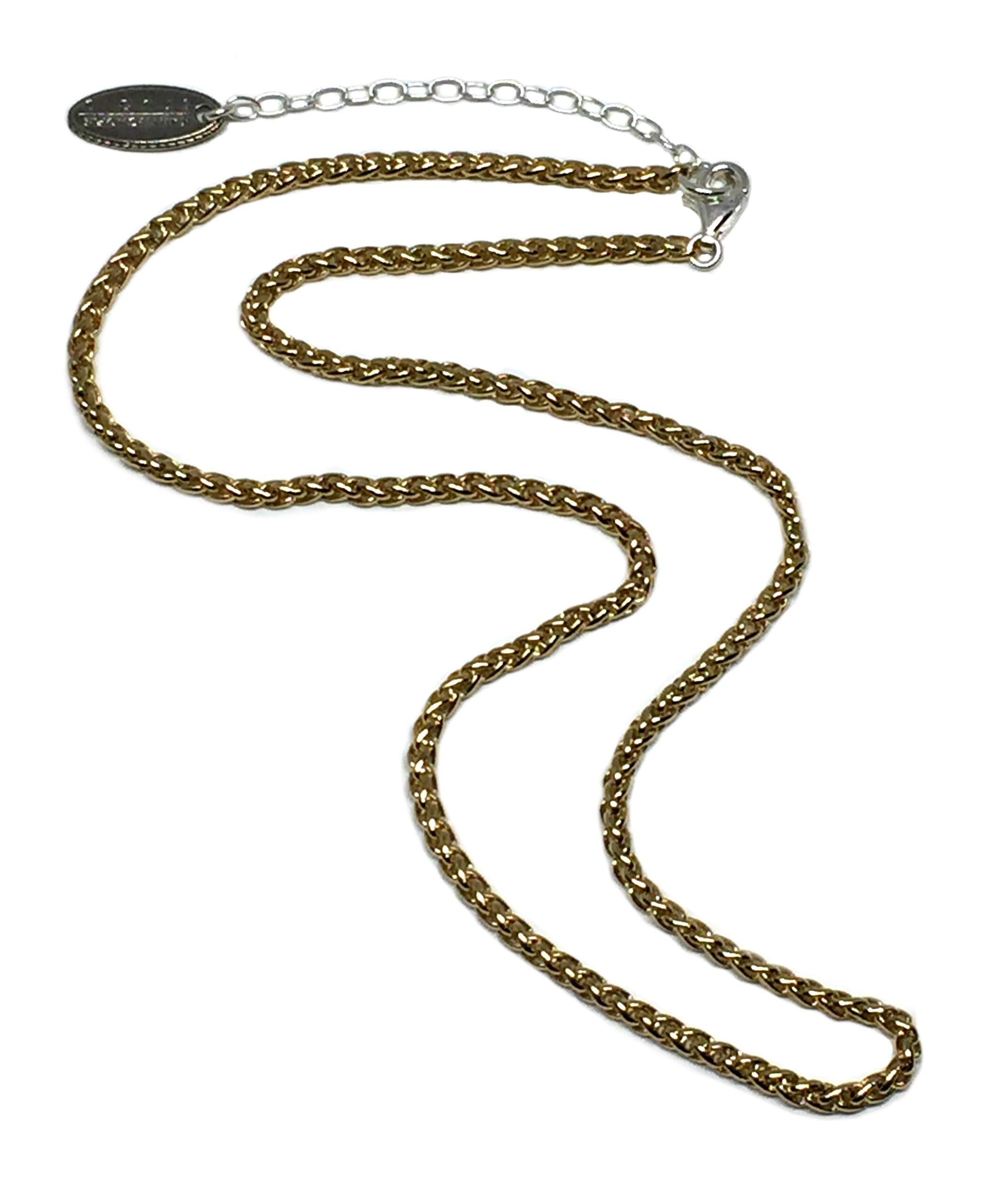 14 karat gold chain by Karyn Chopik | Effusion Art Gallery + Cast Glass Studio, Invermere BC