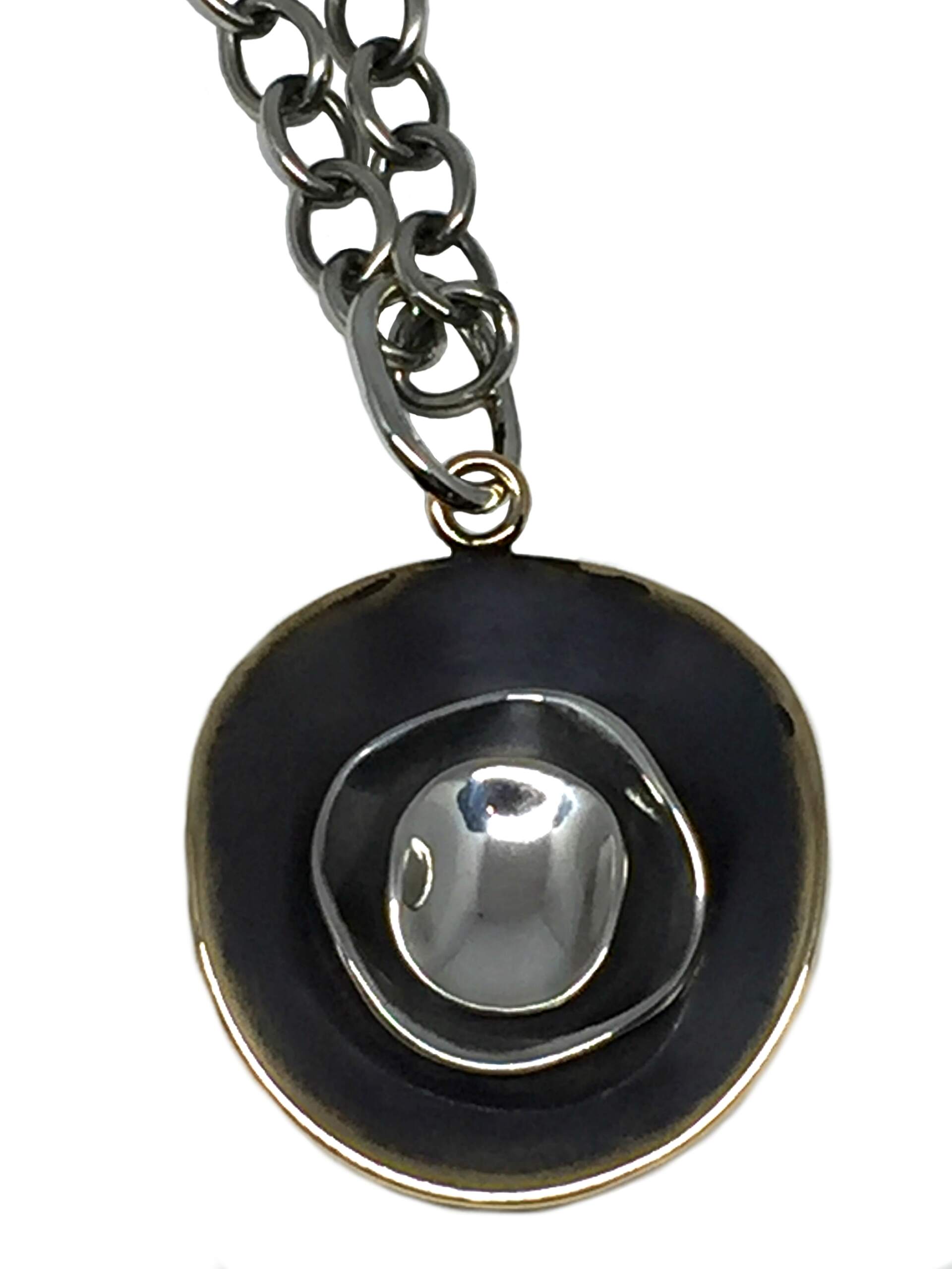 Bronze and Sterling Silver Pendant by Karyn Chopik | Effusion Art Gallery + Cast Glass Studio, Invermere BC