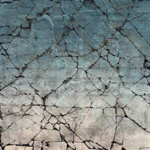 Winter Studies #2, mixed media painting by Karen Bagayawa | Effusion Art Gallery + Cast Glass Studio, Invermere BC