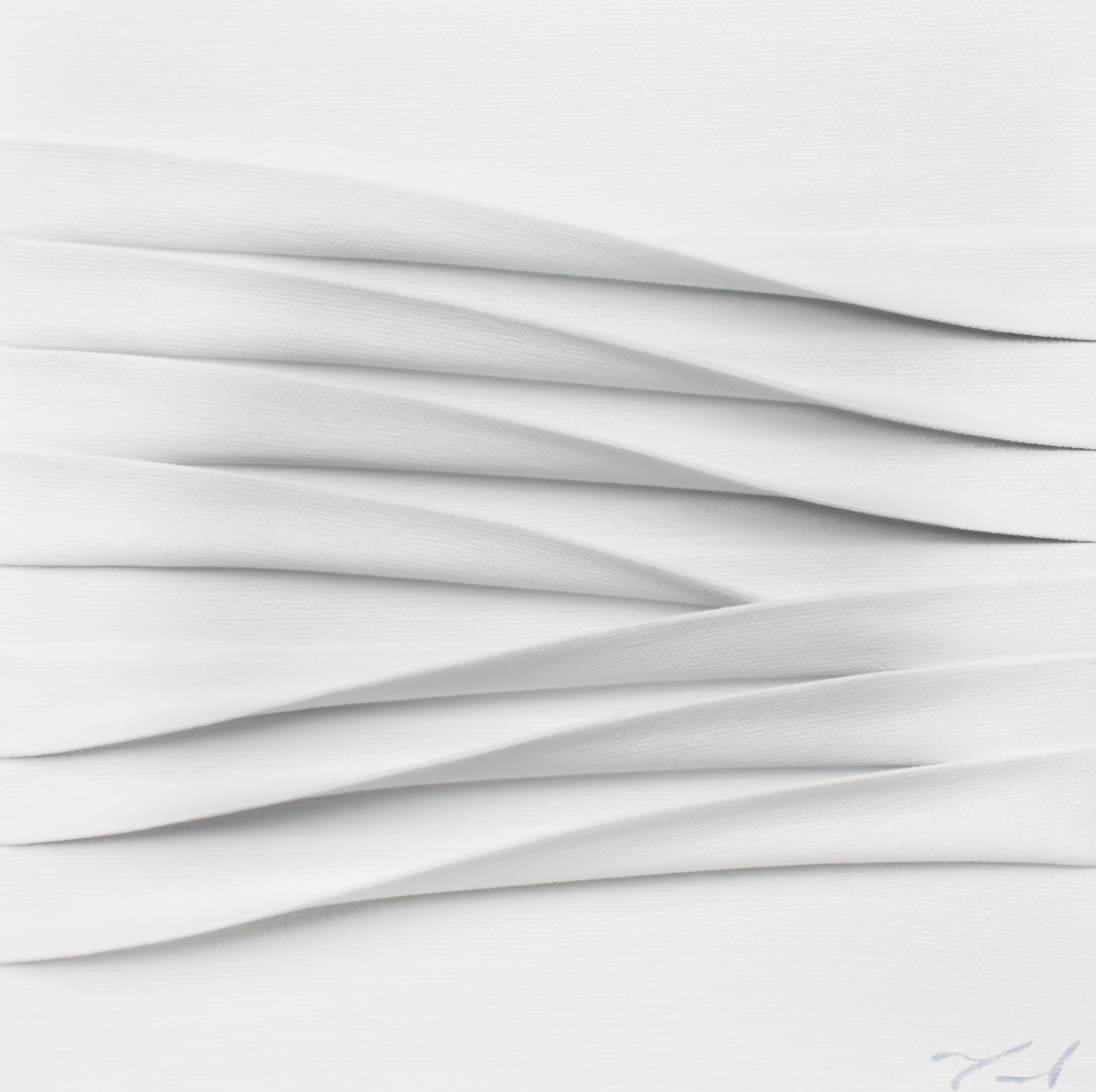 Blanche poésie, mixed media painting by Melanie Giguere | Effusion Art Gallery + Cast Glass Studio, Invermere BC