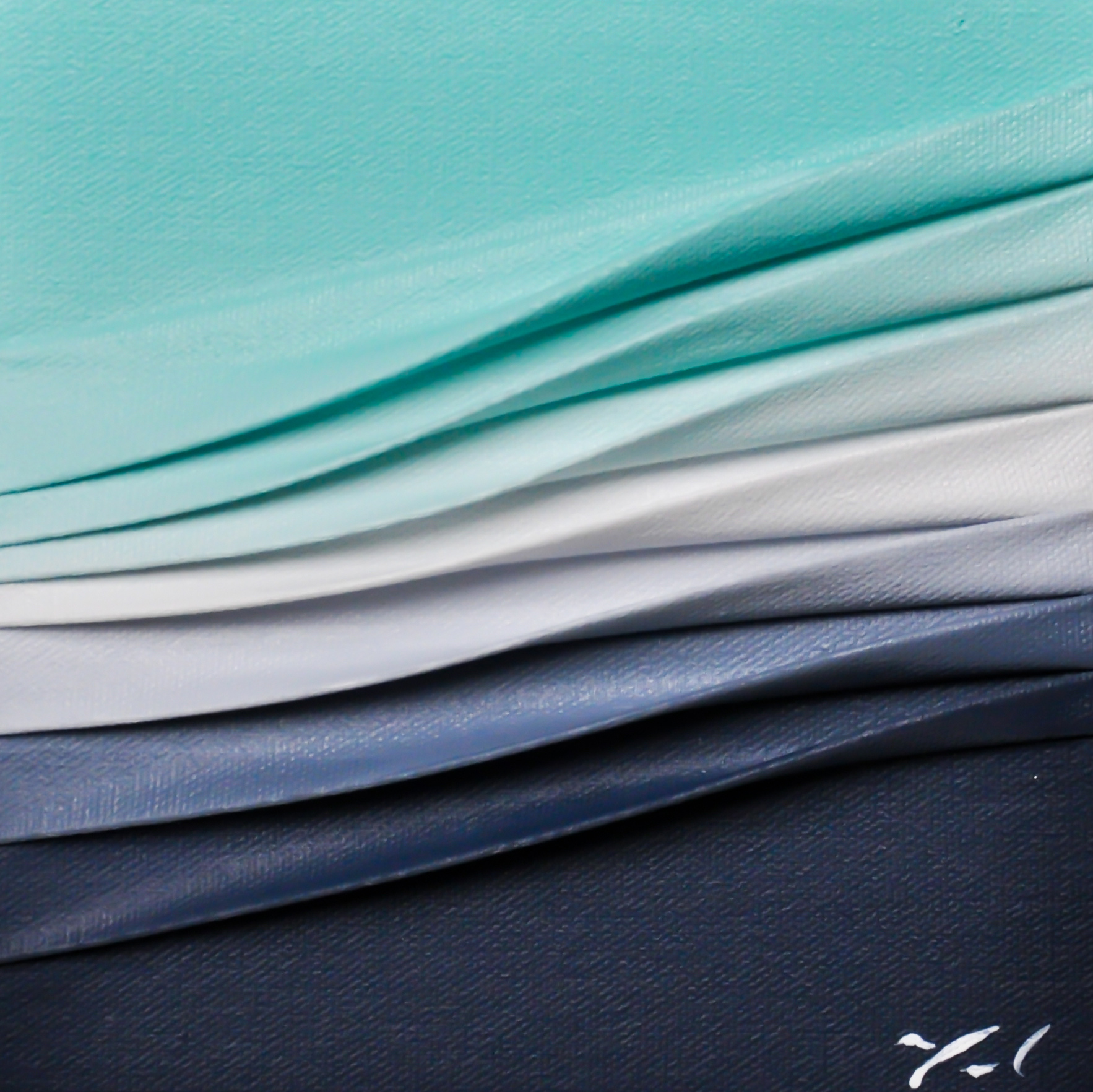 Blancs amoureux, mixed media painting by Melanie Giguere | Effusion Art Gallery + Cast Glass Studio, Invermere BC