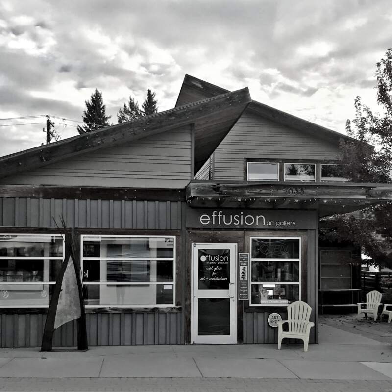 Effusion Art Gallery + Cast Glass Studio, Invermere BC