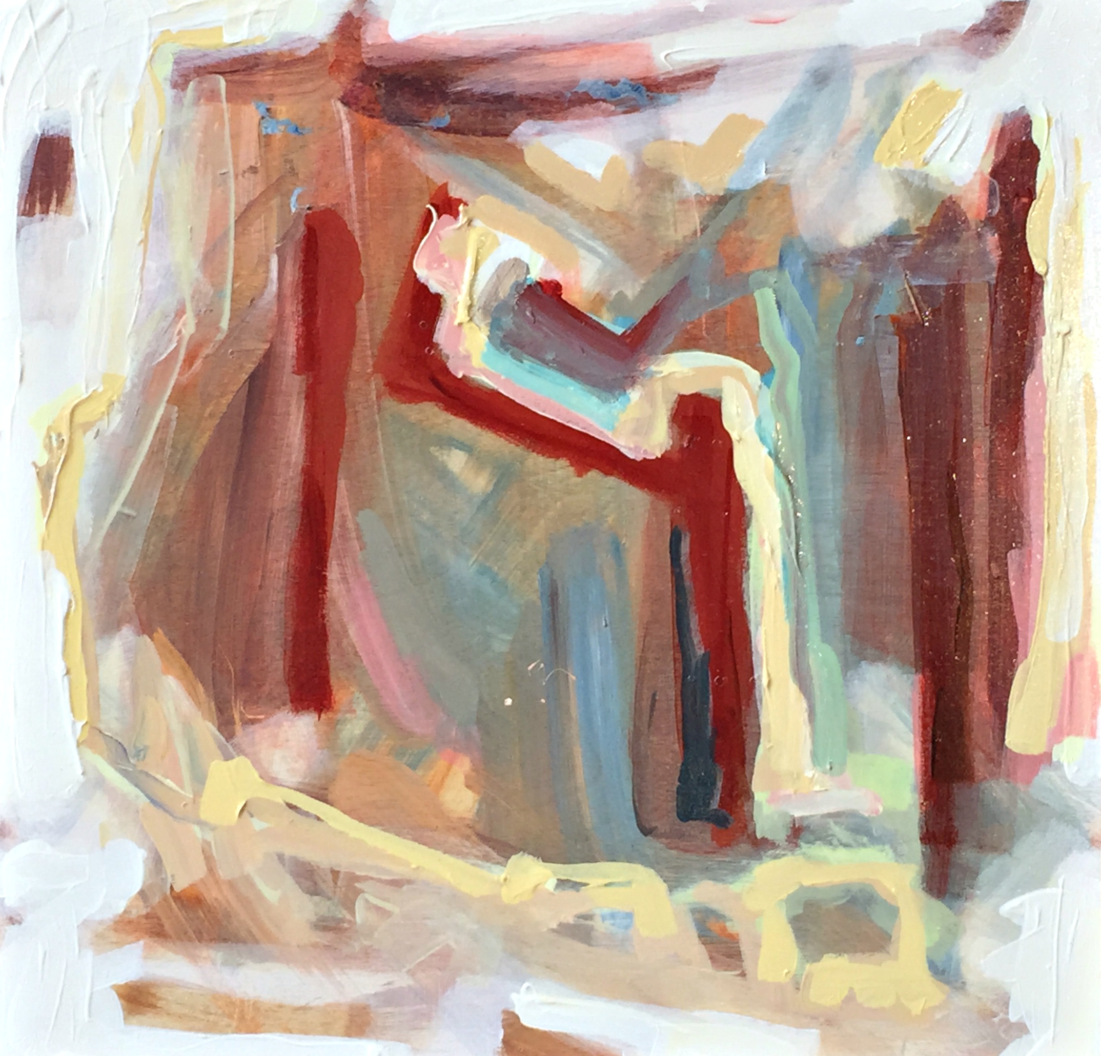 Taken Away, acrylic painting by Sandy Kunze | Effusion Art Gallery + Cast Glass Studio, Invermere BC