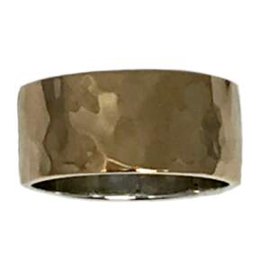 14kt gold fill and sterling silver ring by Karyn Chopik | Effusion Art Gallery + Cast Glass Studio, Invermere BC