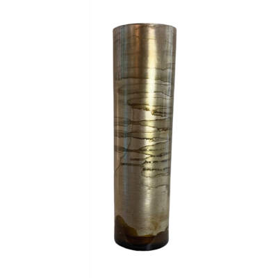 One-of-a-kind hand-gilded glass vase by David Graff | Effusion Art Gallery + Cast Glass Studio, Invermere BC