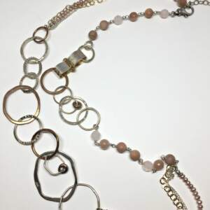 Moonlight Sonata, one of a kind necklace by Karyn Chopik | Effusion Art Gallery + Cast Glass Studio, Invermere BC