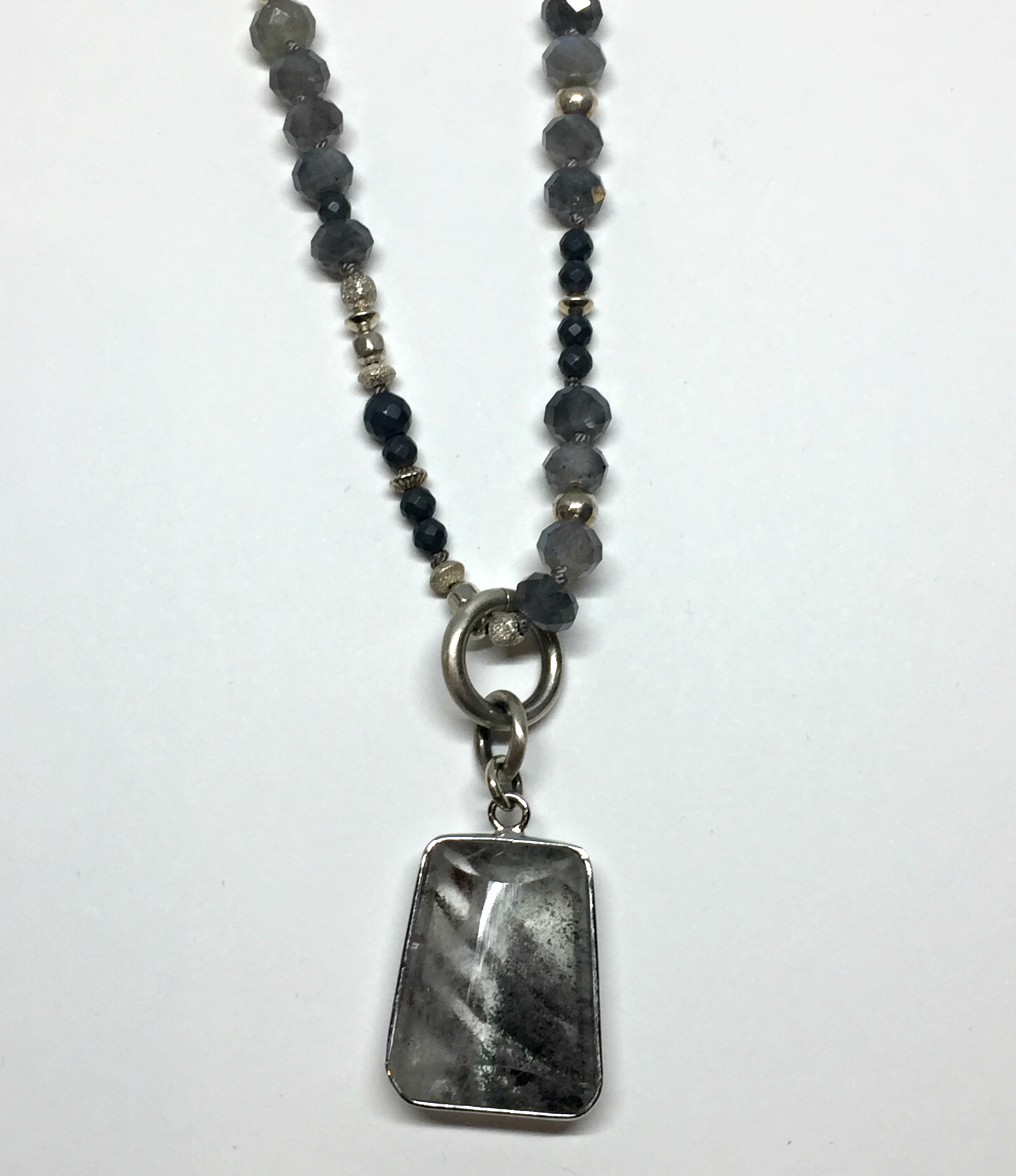 Nature's Wonder, one of a kind necklace by Karyn Chopik | Effusion Art Gallery + Cast Glass Studio, Invermere BC