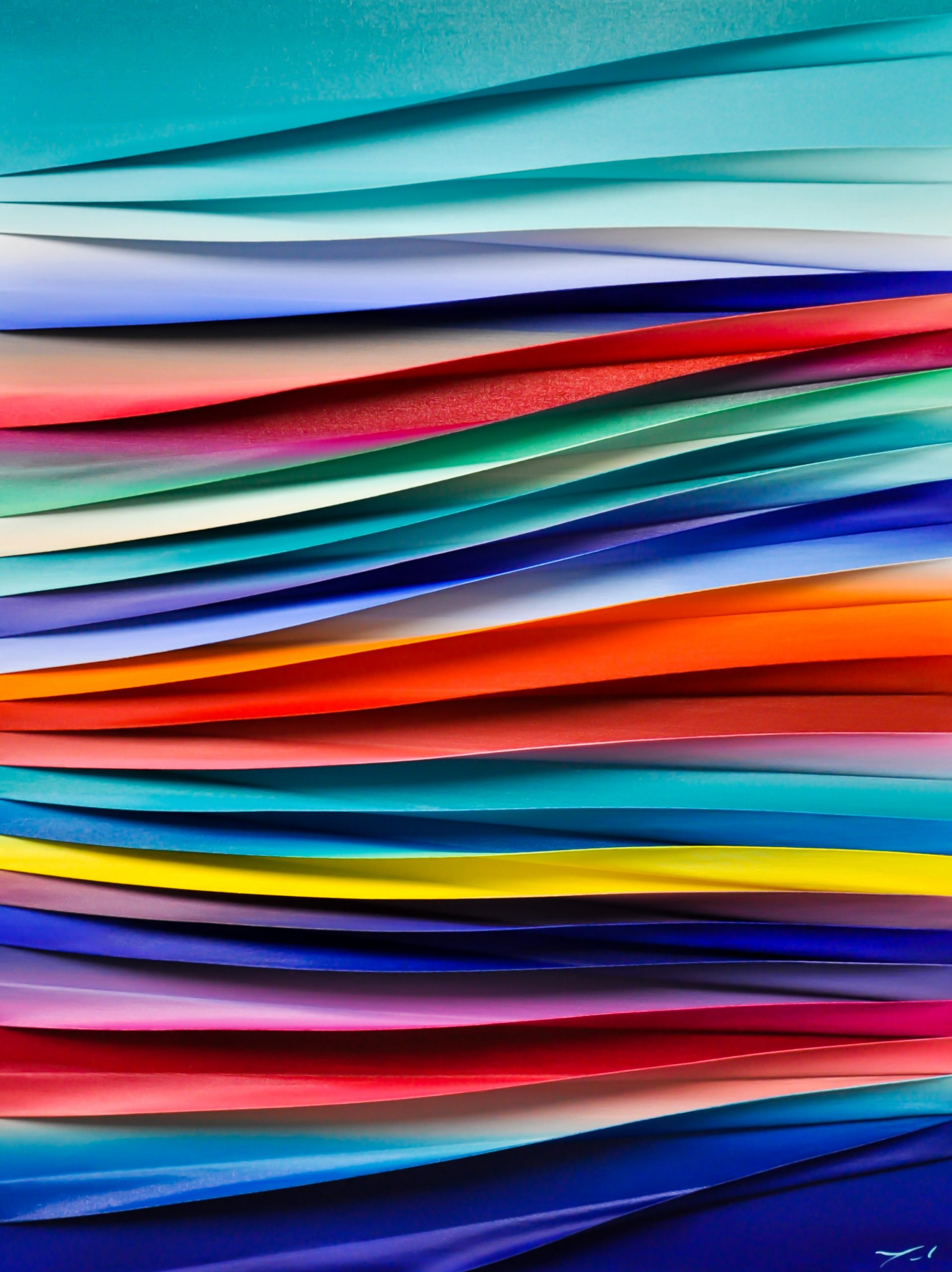 Tous ces Plaisirs, 3-D mixed media painting by Mélanie Giguère | Effusion Art Gallery + Cast Glass Studio, Invermere BC