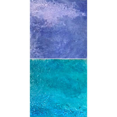 Connecting Elements, cast glass panels by Heather Cuell | Effusion Art Gallery + Cast Glass Studio, Invermere BC