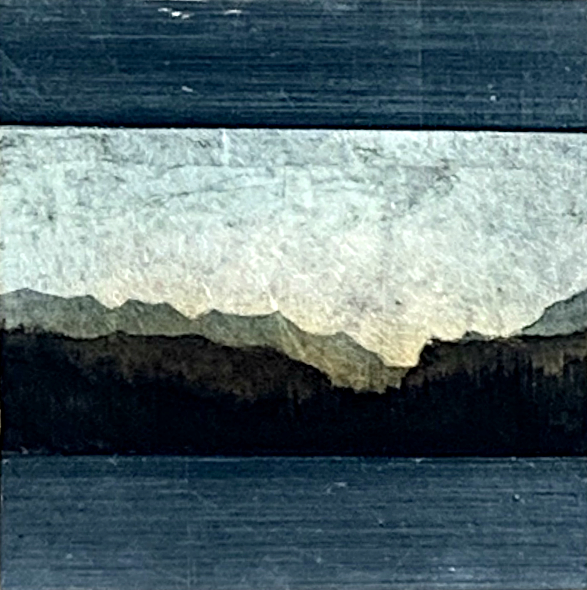 180, mixed media landscape painting by David Graff | Effusion Art Gallery + Cast Glass Studio, Invermere BC
