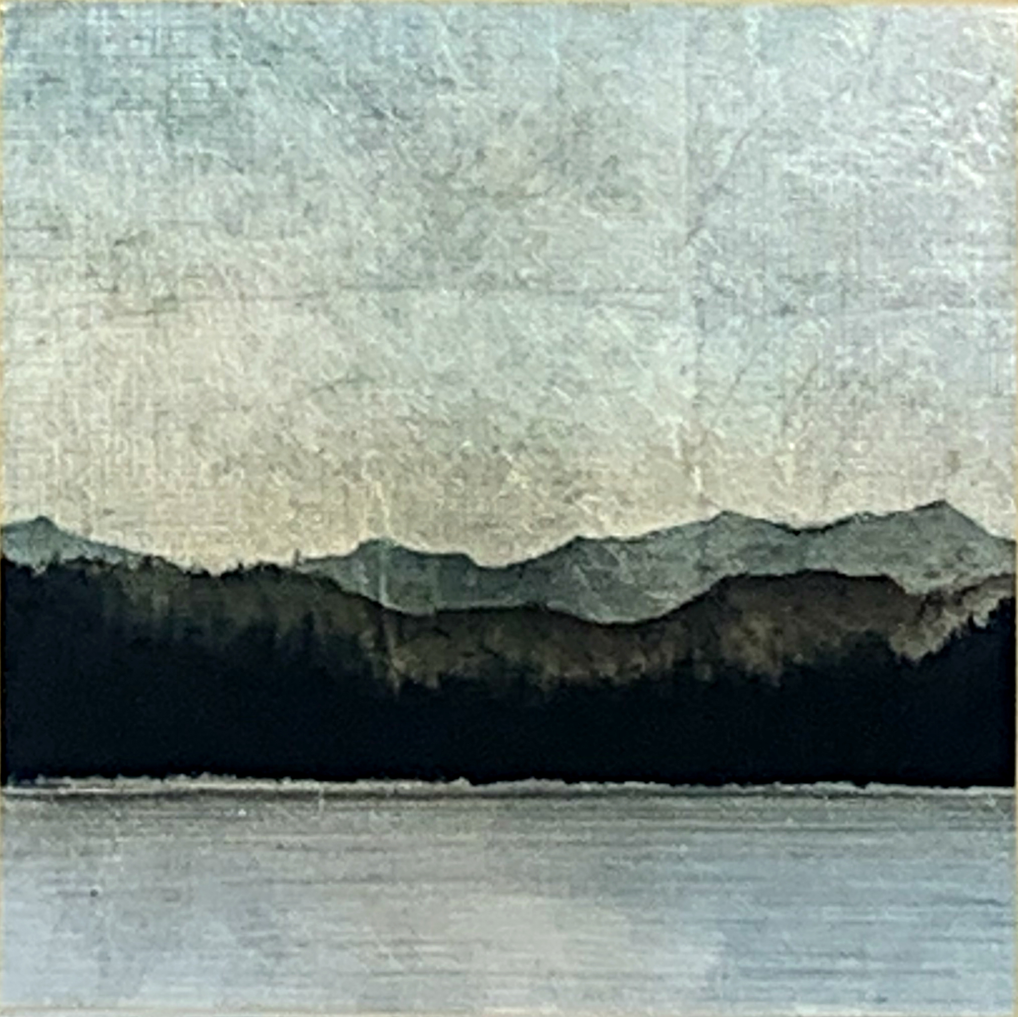 181, mixed media landscape painting by David Graff | Effusion Art Gallery + Cast Glass Studio, Invermere BC