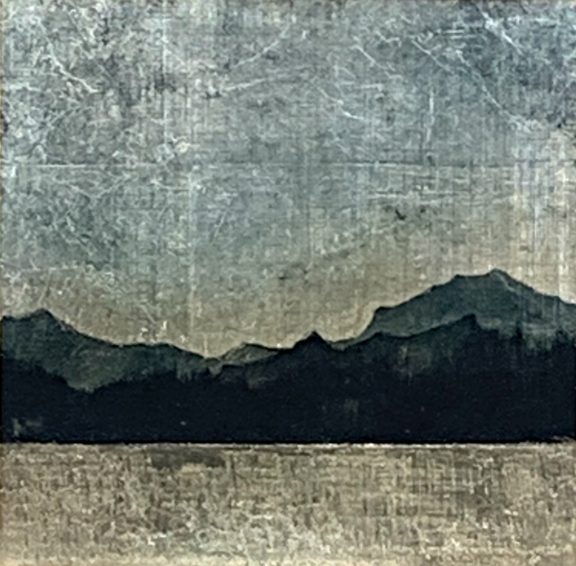 185, mixed media landscape painting by David Graff | Effusion Art Gallery + Cast Glass Studio, Invermere BC