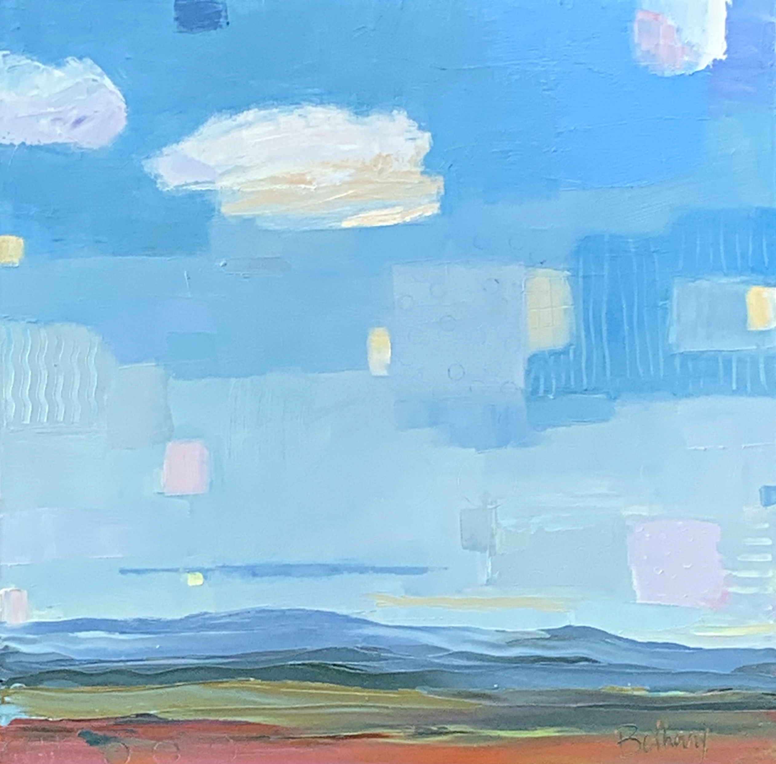 Wonder in the Clouds, landscape oil painting by Bethany Harper Williams | Effusion Art Gallery + Glass Studio, Invermere BC
