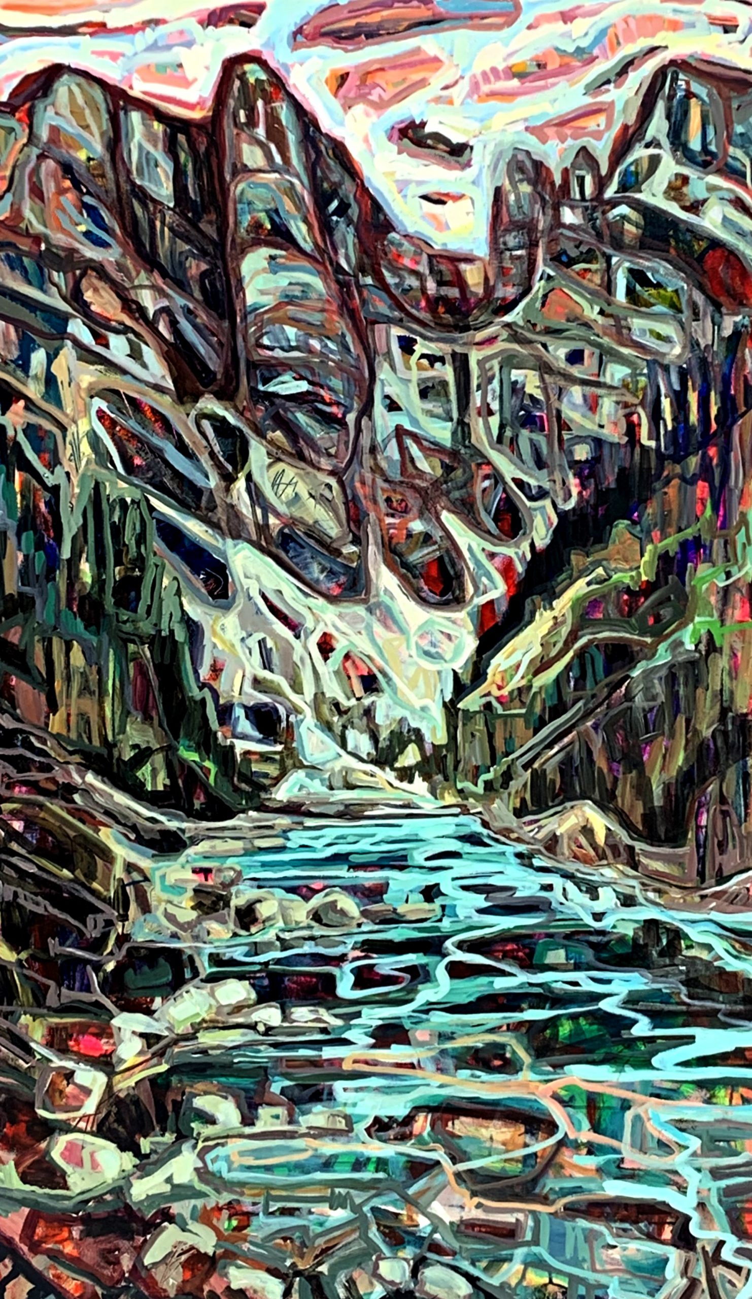 Lake Agnes, Banff National Park Canada by Sandy Kunze | Effusion Art Gallery + Glass Studio, Invermere BC