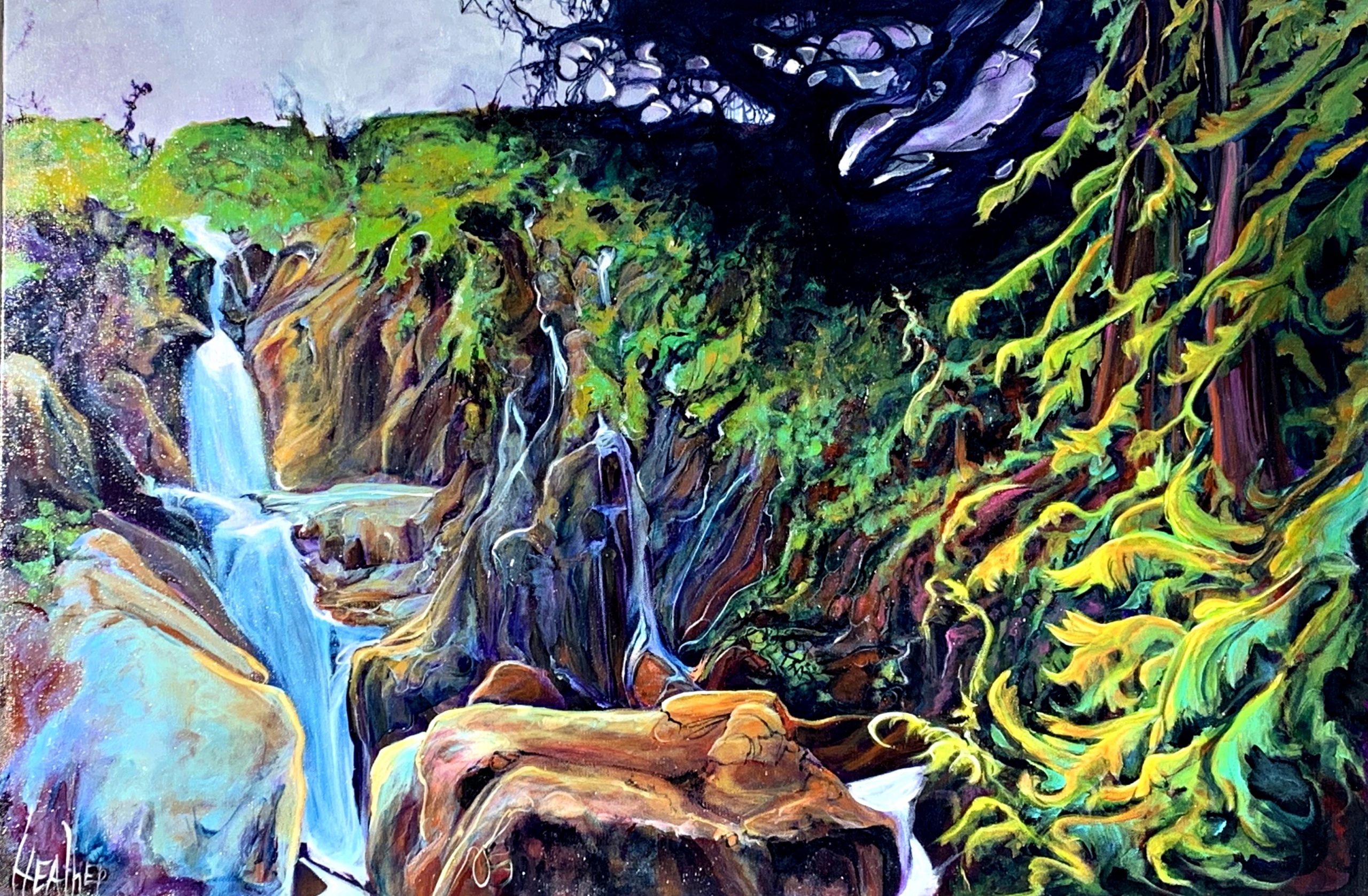 Glimmer of Hope by Heather Pant | Effusion  Art Gallery + Cast Glass Studio, Invermere BC