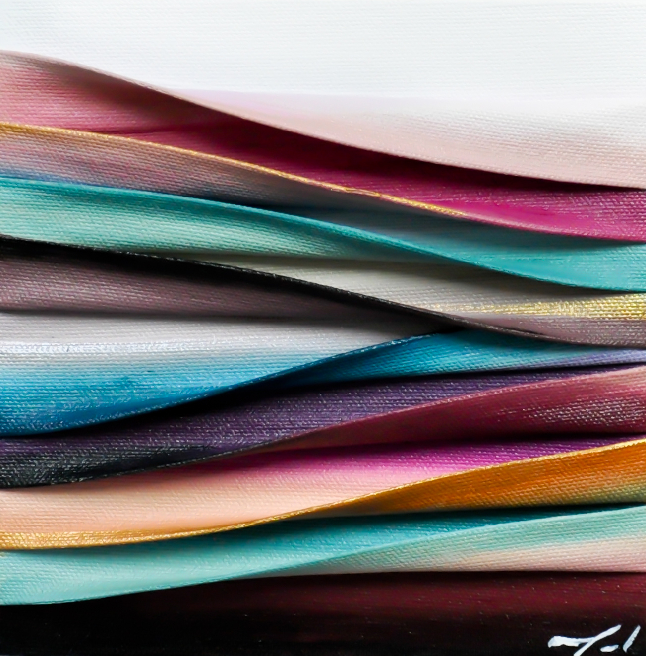 Rèjouissances, abstract painting by Mélanie Giguère | Effusion Art Gallery + Cast Glass Studio, Invermere BC