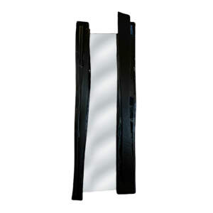 Reflections 6, cast glass mirror by Heather Cuell | Effusion Art Gallery + Cast Glass Studio, Invermere BC