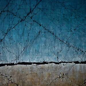 Contemplating Tranquility, mixed media abstract painting by Karen Bagayawa | Effusion Art Gallery + Cast Glass Studio, Invermere BC