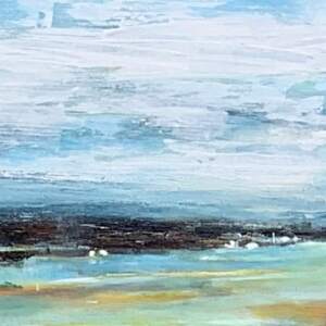 Autumn Transition, acrylic landscape painting by Gina Sarro | Effusion Art Gallery + Cast Glass Studio, Invermere BC