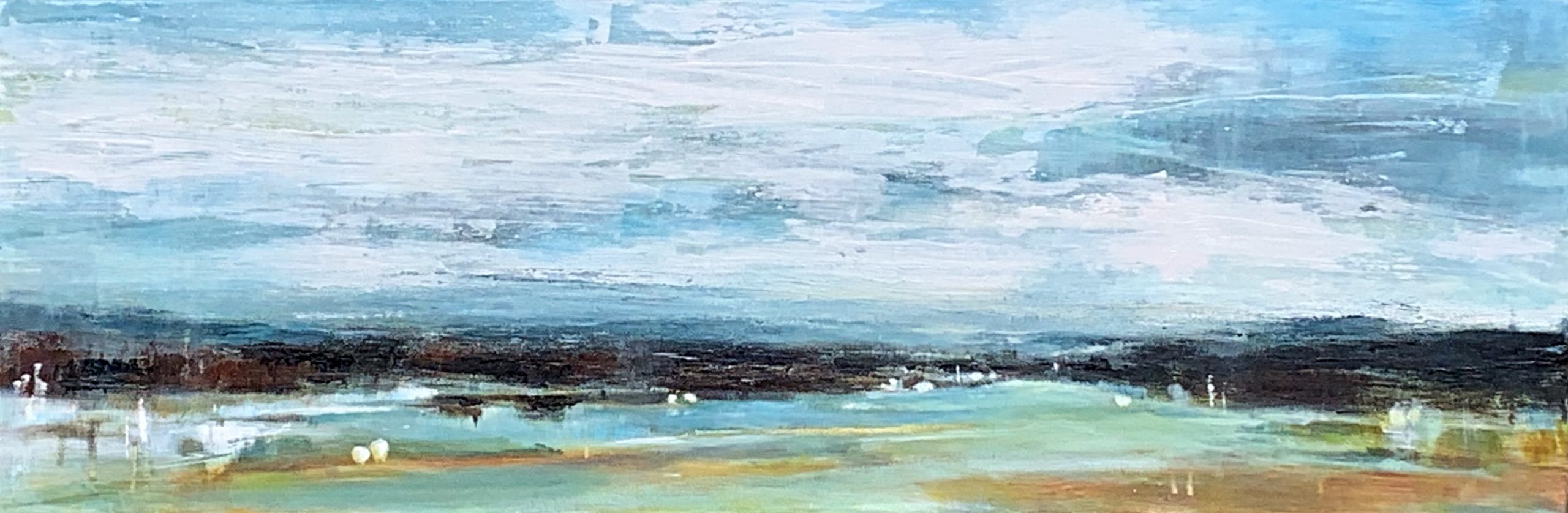Autumn Transition, acrylic landscape painting by Gina Sarro | Effusion Art Gallery + Cast Glass Studio, Invermere BC