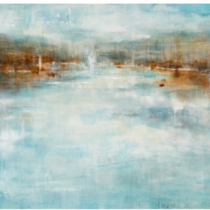 From What I Remember, acrylic landscape painting by Gina Sarro | Effusion Art Gallery + Cast Glass Studio, Invermere BC