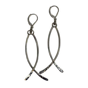Handmade sterling silver earrings by Karyn Chopik | Effusion Art Gallery + Cast Glass Studio, Invermere BC
