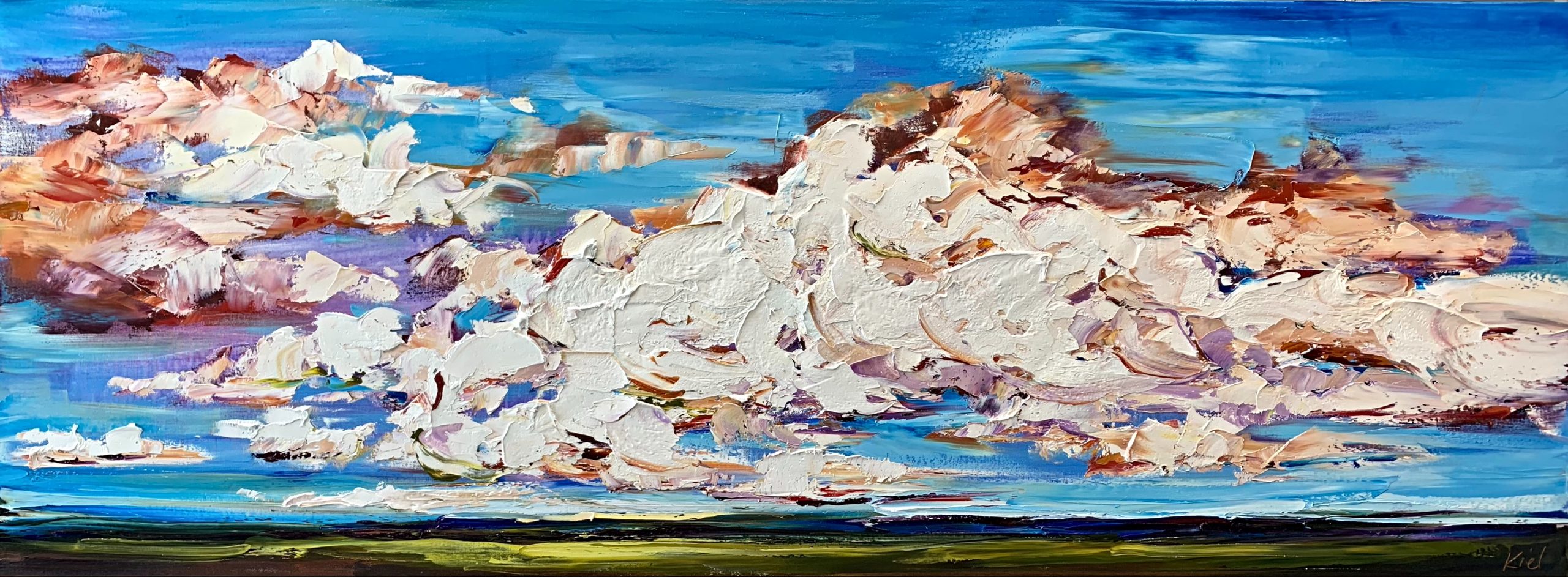 Bring on the Wonder, landscape painting by Kimberly Kiel | Effusion Art Gallery + Cast Glass Studio, Invermere BC