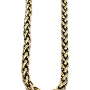 Braided bronze chain by Karyn Chopik | Effusion Art Gallery + Cast Glass Studio, Invermere BC