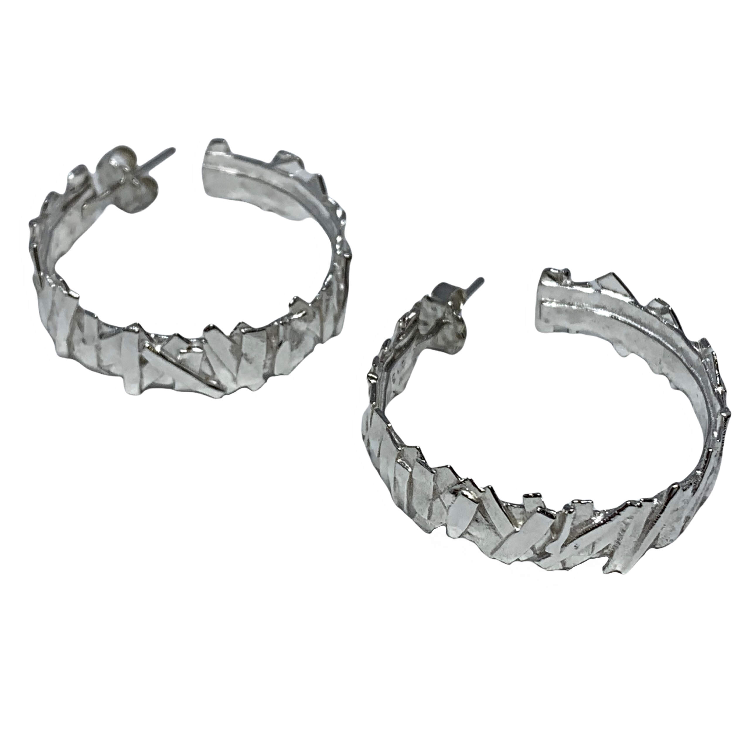Handmade sterling silver earrings by A&R Jewellery | Effusion Art Gallery + Cast Glass Studio, Invermere BC