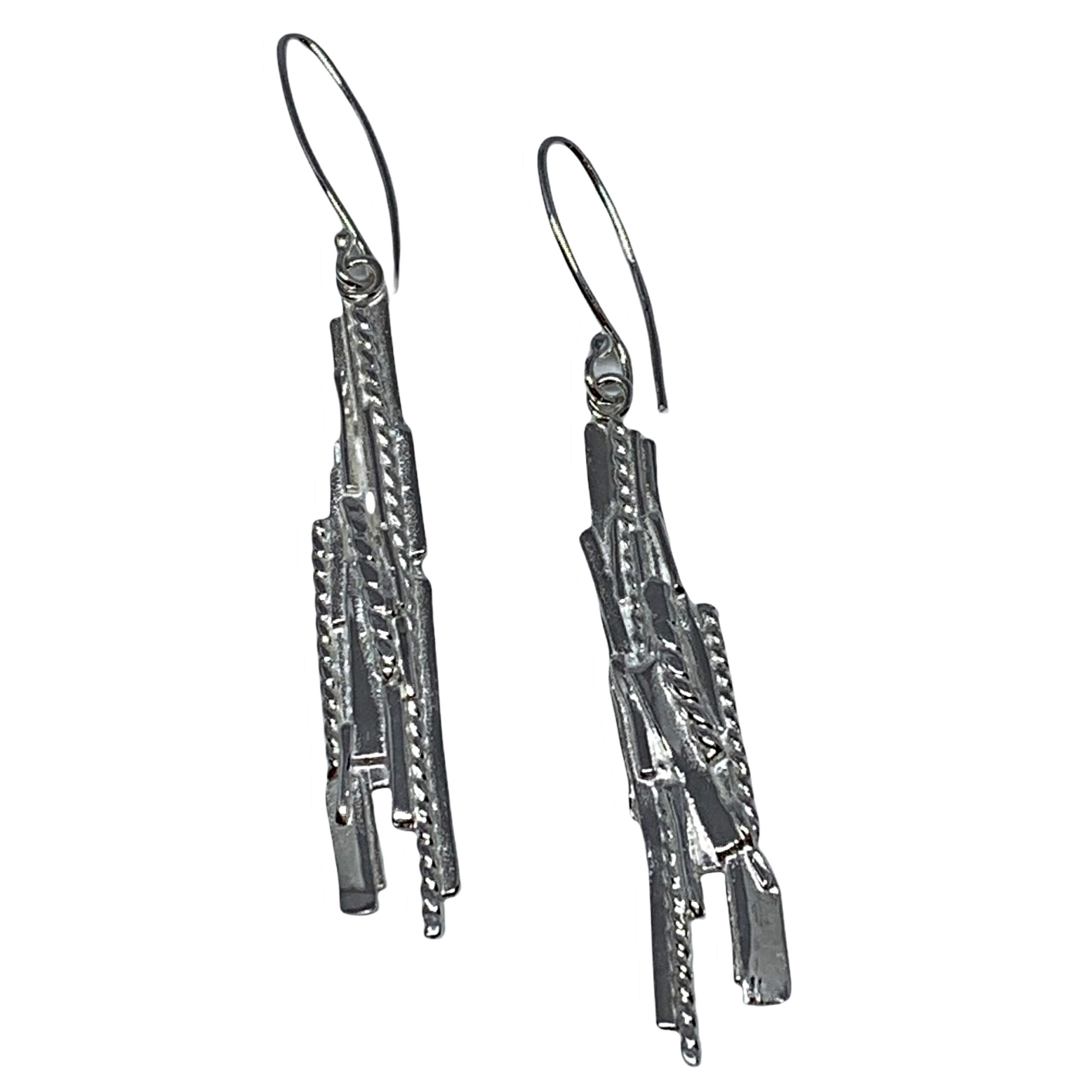 Handmade sterling silver earrings by A&R Jewellery | Effusion Art Gallery + Cast Glass Studio, Invermere BC
