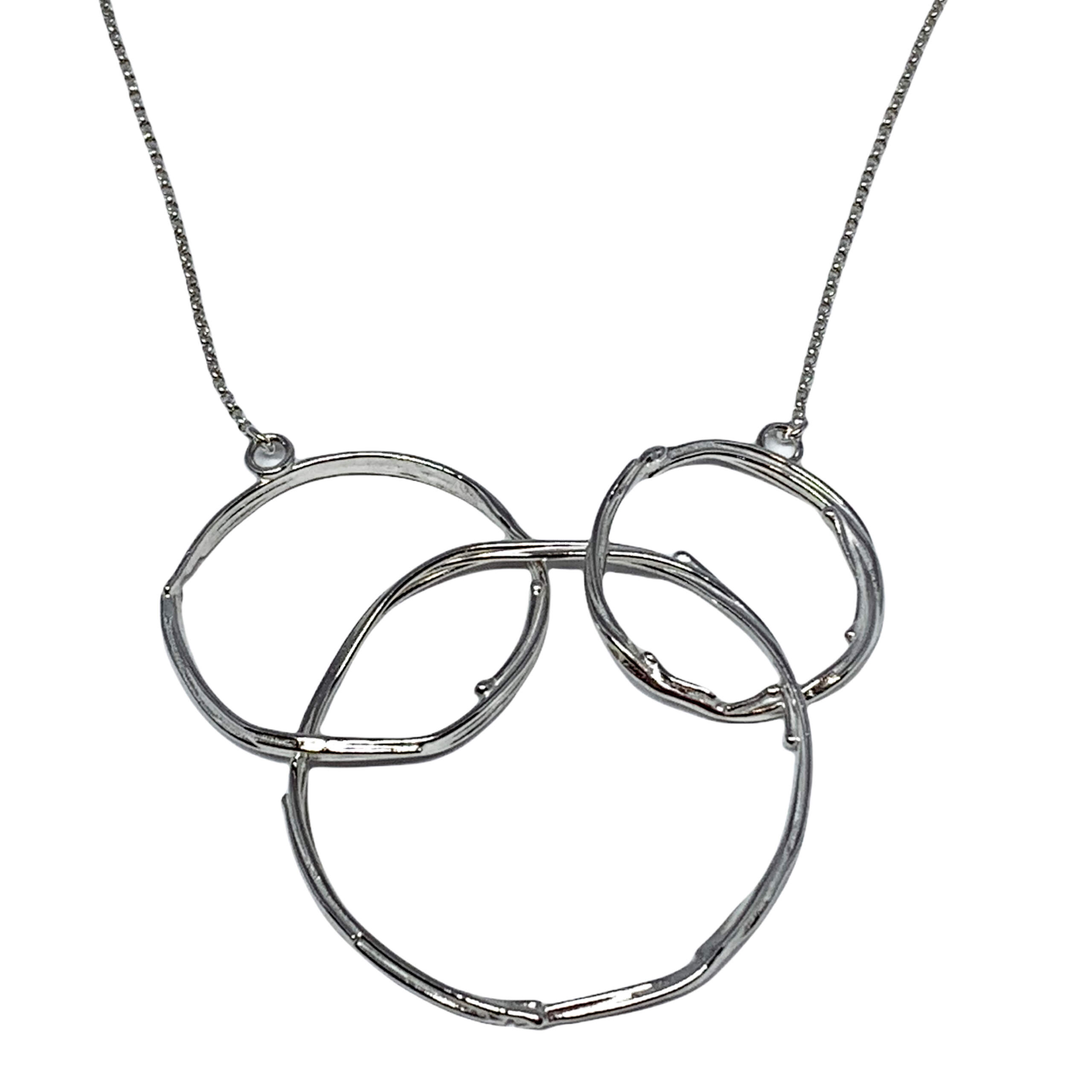 Handmade sterling silver necklace by A&R Jewellery | Effusion Art Gallery + Cast Glass Studio, Invermere BC