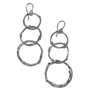 Handmade sterling silver earrings by A&R Jewellery | Effusion Art Gallery + Cast Glass Studio, Invermere BC